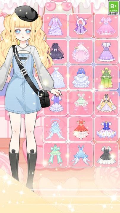 次元美少女爱换装最新版下载,次元美少女爱换装,换装游戏