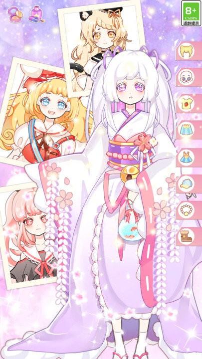 次元美少女爱换装最新版下载,次元美少女爱换装,换装游戏